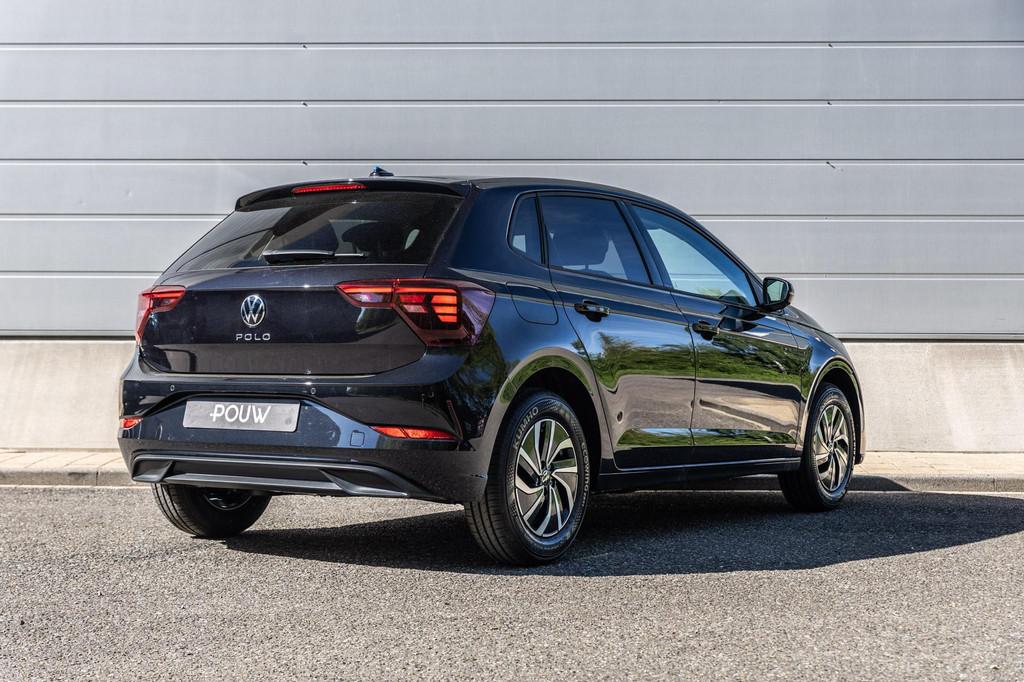 Volkswagen Polo 1.0 TSI 95pk Life Edition | LMV 15'' | Cruis, Voorwielaandrijving, Stof, 1073 kg, Zwart