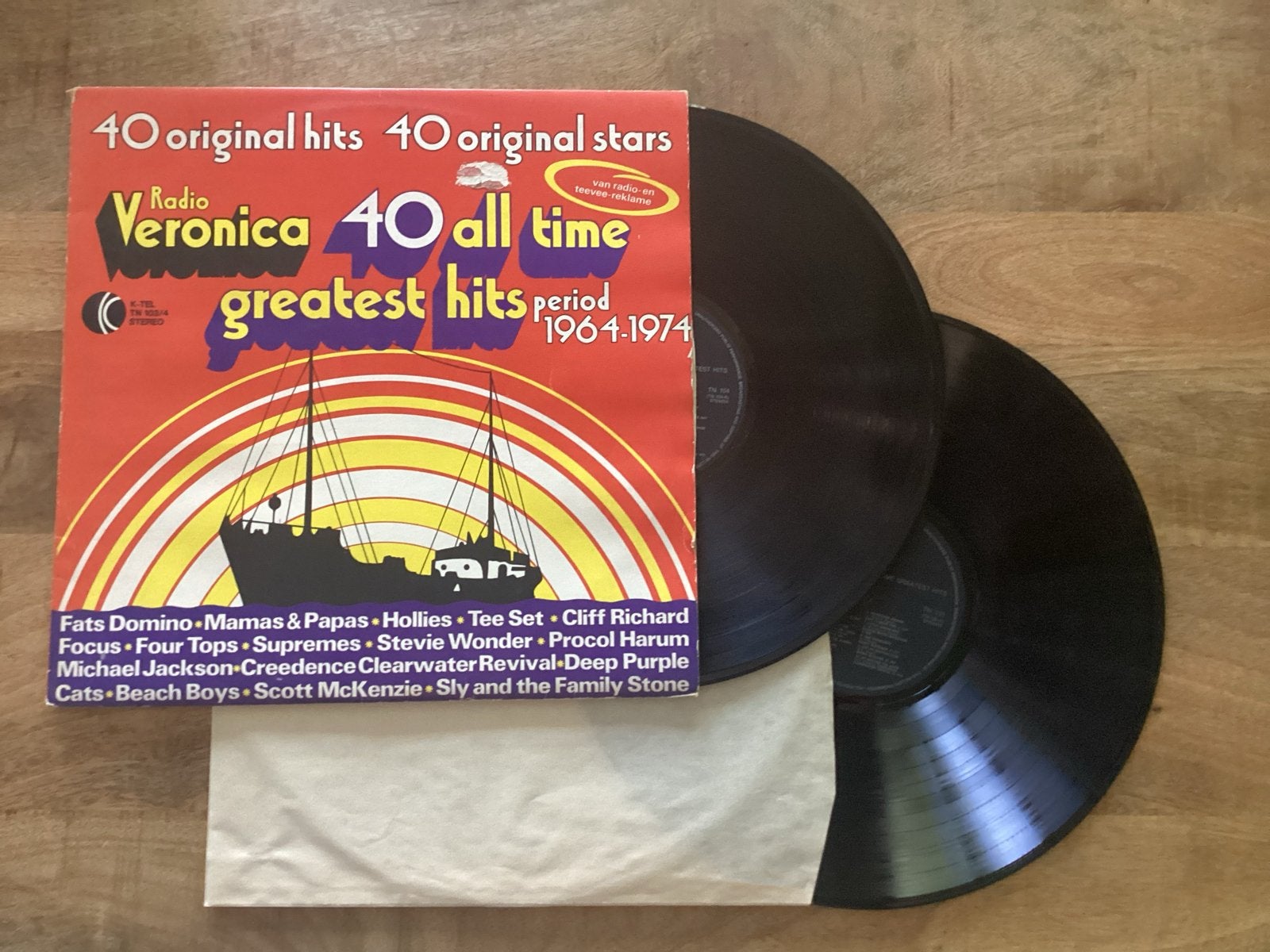 Radio Veronica: 40 All Time Greatest Hits 1964-1974 (2LP), Ophalen of Verzenden, 12 inch