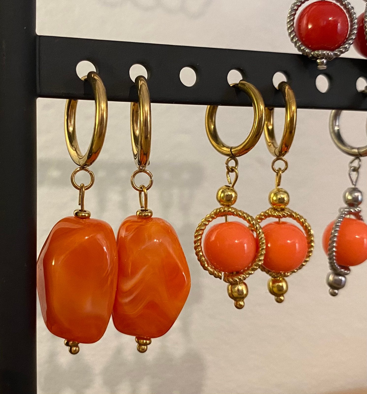 Diverse oorbellen WK voetbal, Sieraden, Tassen en Uiterlijk, Oorbellen, Overige materialen, Hangers, Overige kleuren, Nieuw