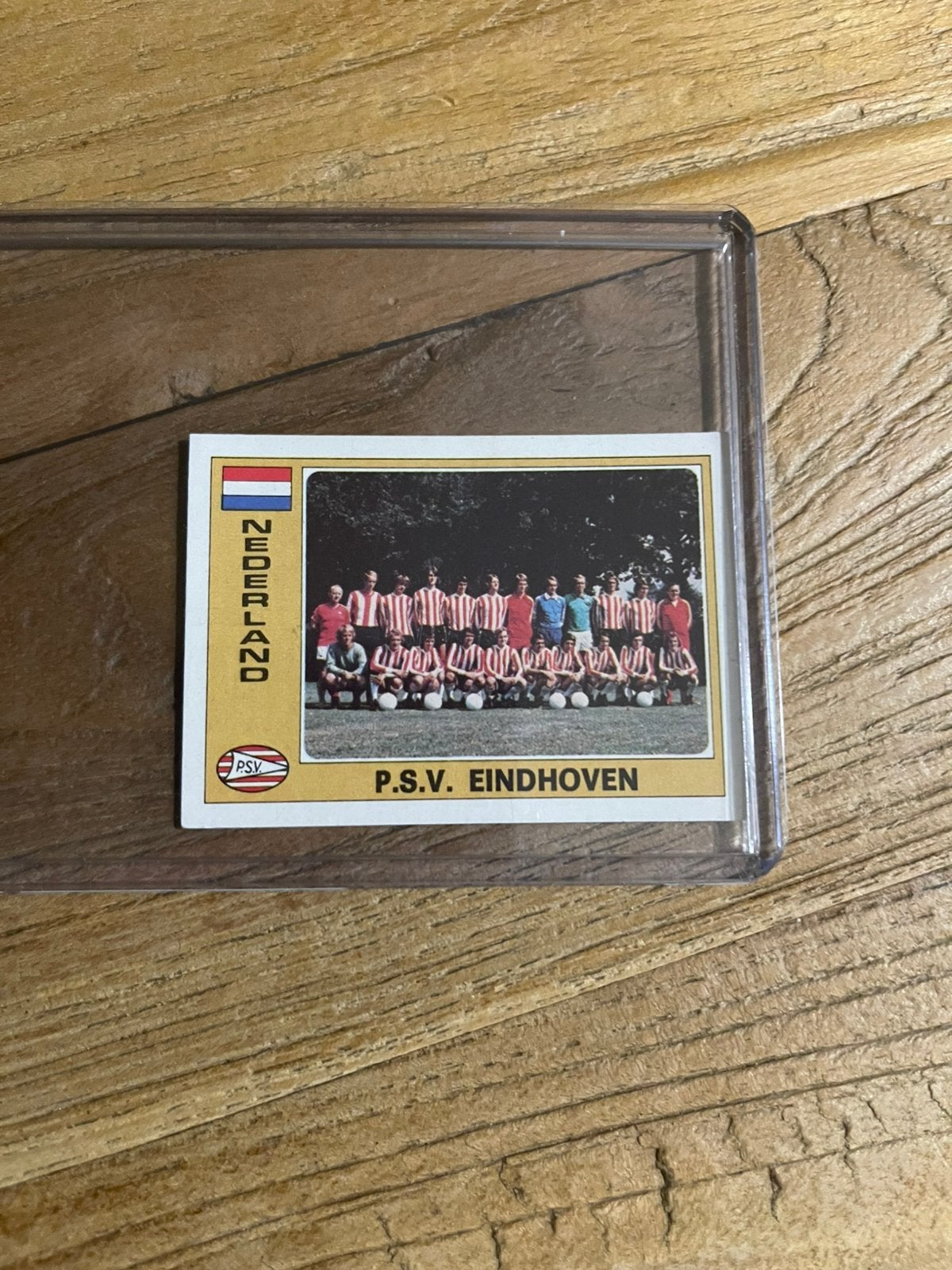 PSV Eindhoven elftal / team Panini 1976 Euro Football, Ophalen of Verzenden, Zo goed als nieuw, Plaatje