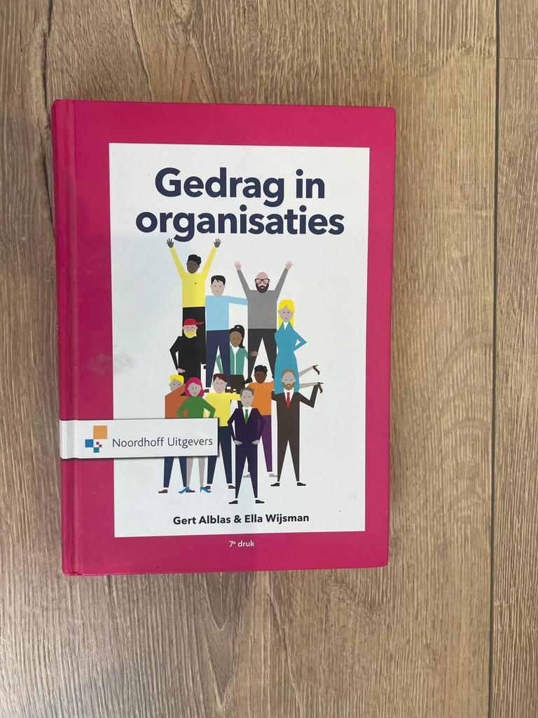 Gedrag in organisaties - 7e druk, Boeken, Ophalen of Verzenden, Gamma, Gelezen, HBO