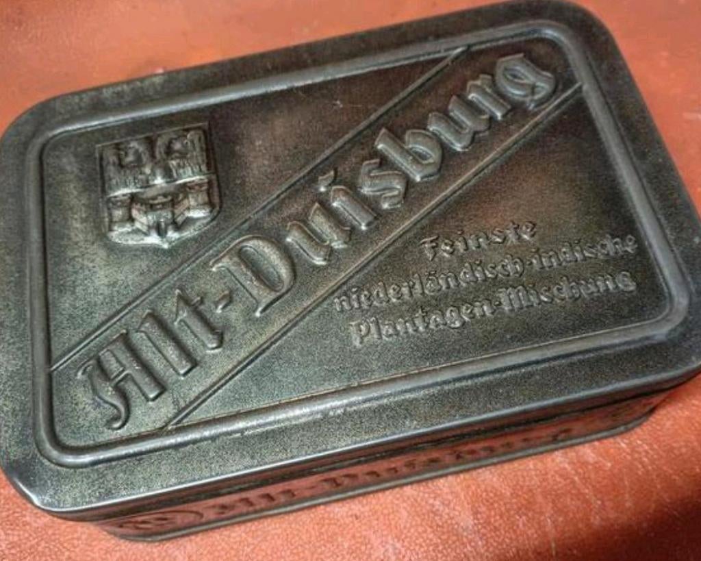 Vintage sigarenblik Alt-Duisburg, Verzamelen, Blikken, Ophalen of Verzenden