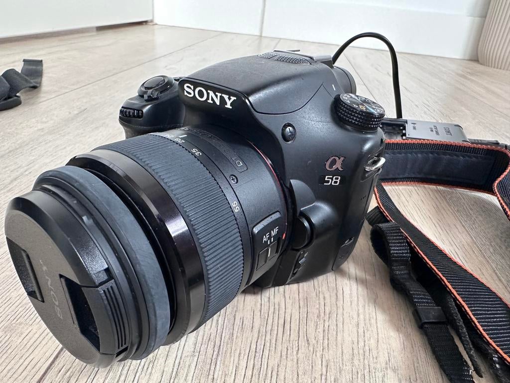 Sony SLT-A58 camera | inclusief lens, Spiegelreflex, Zo goed als nieuw, Sony, 8 keer of meer