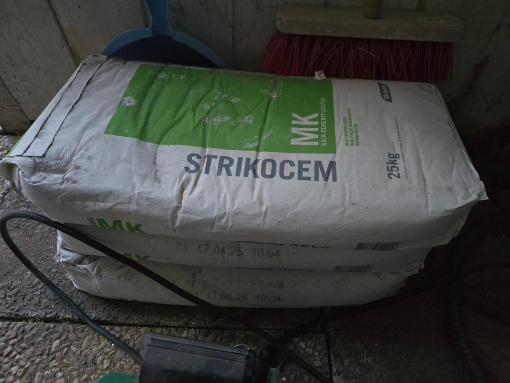 Kalk cement pleister Strikocem, Ophalen, Nieuw, Overige typen