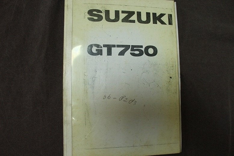 Suzuki GT750 1972 engine workshop manual GT 750, Ophalen of Verzenden, Suzuki