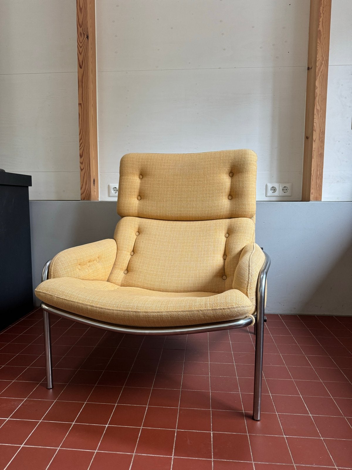 Fauteuil SZ09 Martin Visser Nagoya spectrum Osaka vanille, Ophalen, Gebruikt, 75 tot 100 cm, Metaal