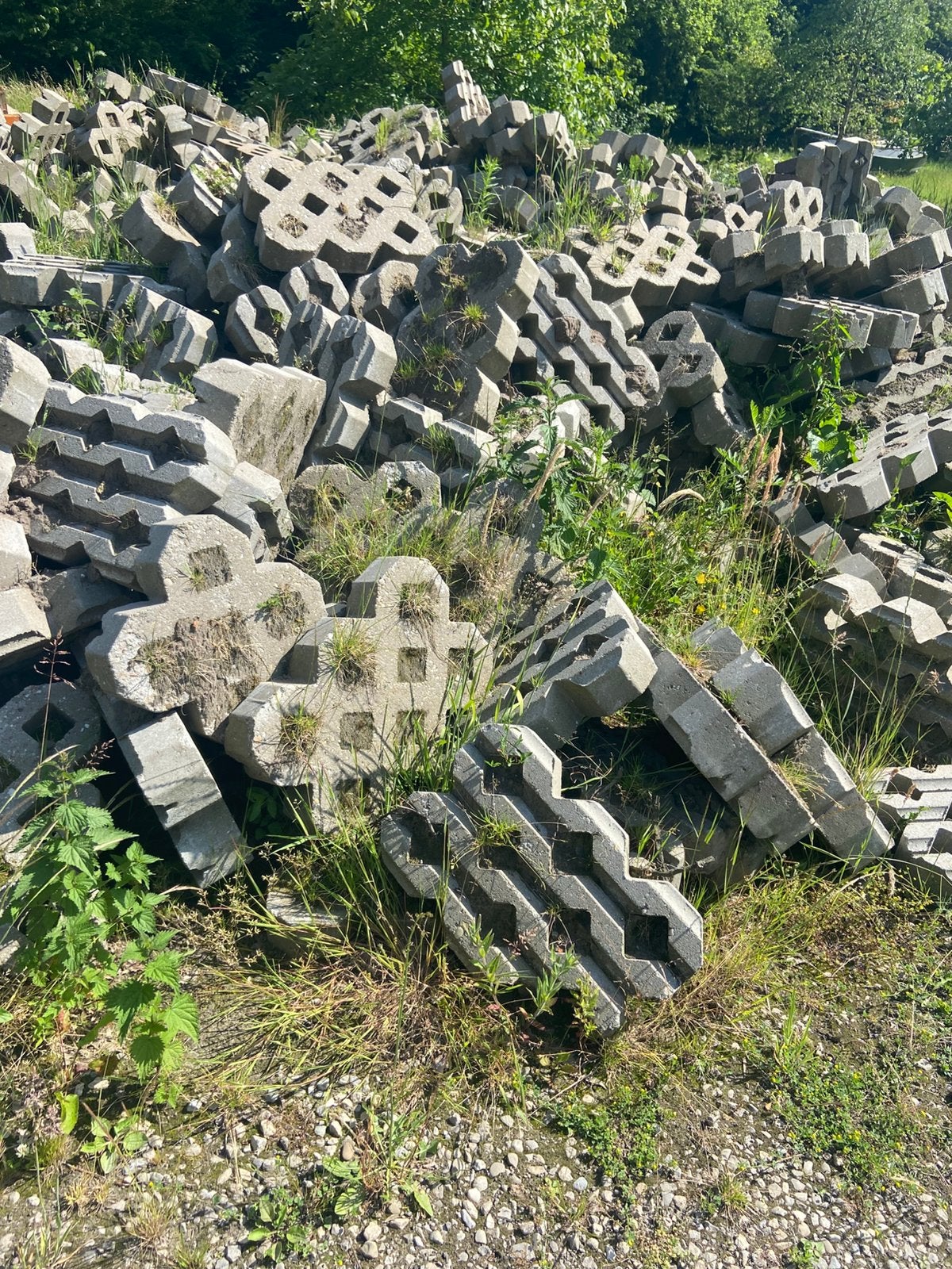Grasbetontegels, Ophalen, Gebruikt, Overige typen, 10 m² of meer