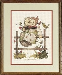 borduurpakket Hummel Coquettes 4628, Hobby en Vrije tijd, Borduren en Borduurmachines, ., Nieuw, Ophalen of Verzenden, .