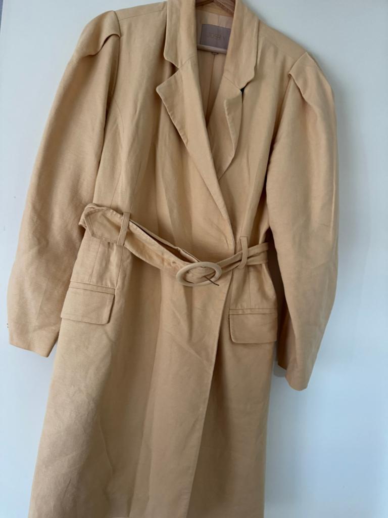 Josh V Babette omslagjurk, Verzenden, Geel, Maat 46/48 (XL) of groter, Zo goed als nieuw