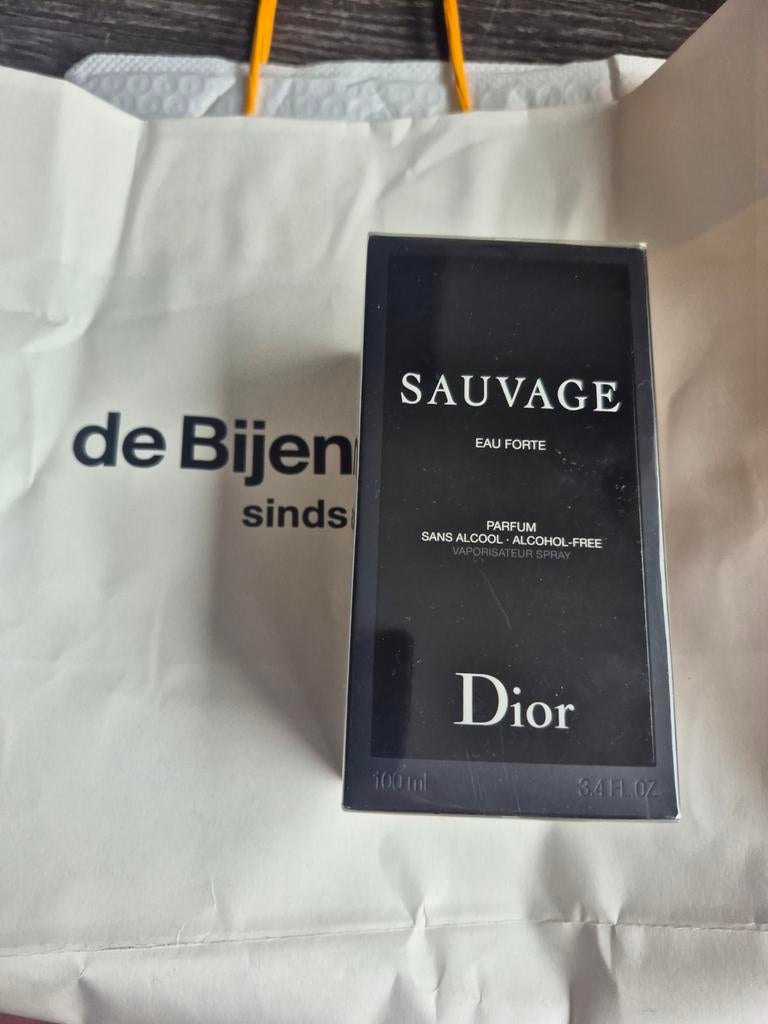 Dior Sauvage Eau Forte Parfum - Alcoholvrij 100ml, Sieraden, Tassen en Uiterlijk, Uiterlijk | Parfum, Ophalen of Verzenden, Nieuw