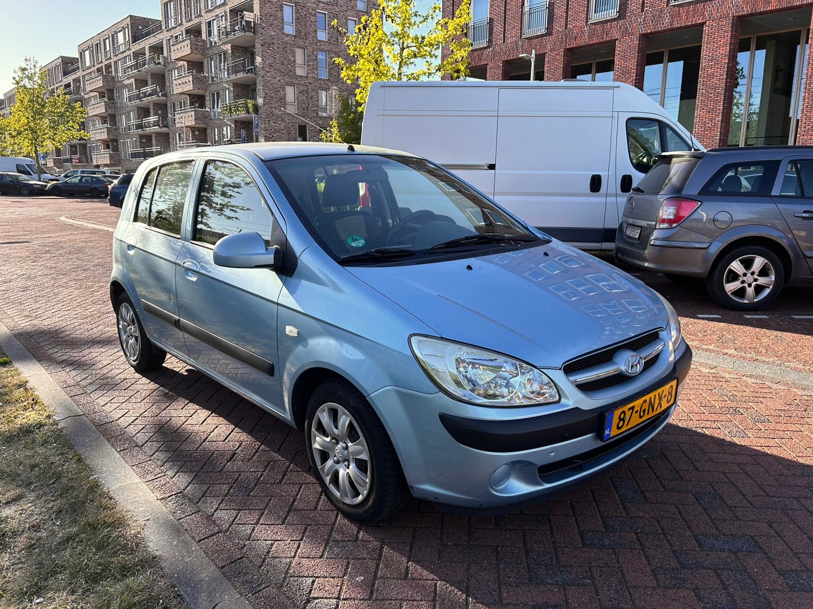 Hyundai Getz 1.1 5DRS 2008 Blauw, Auto's, Hyundai, Voorwielaandrijving, 450 kg, 31 €/maand, 4 cilinders
