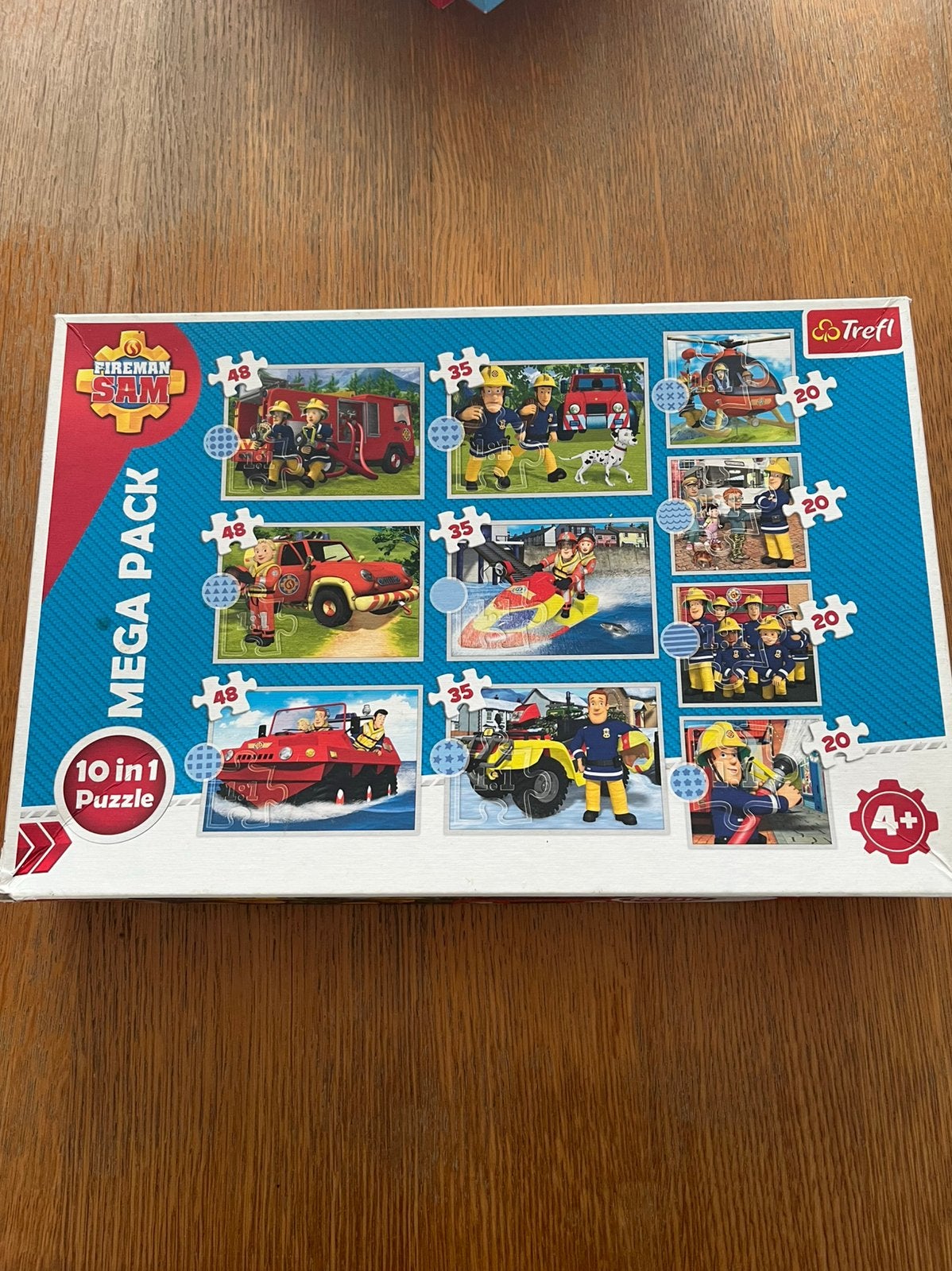 Puzzel fireman sam, Ophalen of Verzenden, 500 t/m 1500 stukjes, Zo goed als nieuw
