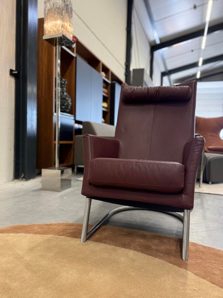 Showmodel Montis Madonna Fauteuil Ruby leer Design stoel, Huis en Inrichting, Nieuw, Ophalen of Verzenden, Montis, 50 tot 75 cm