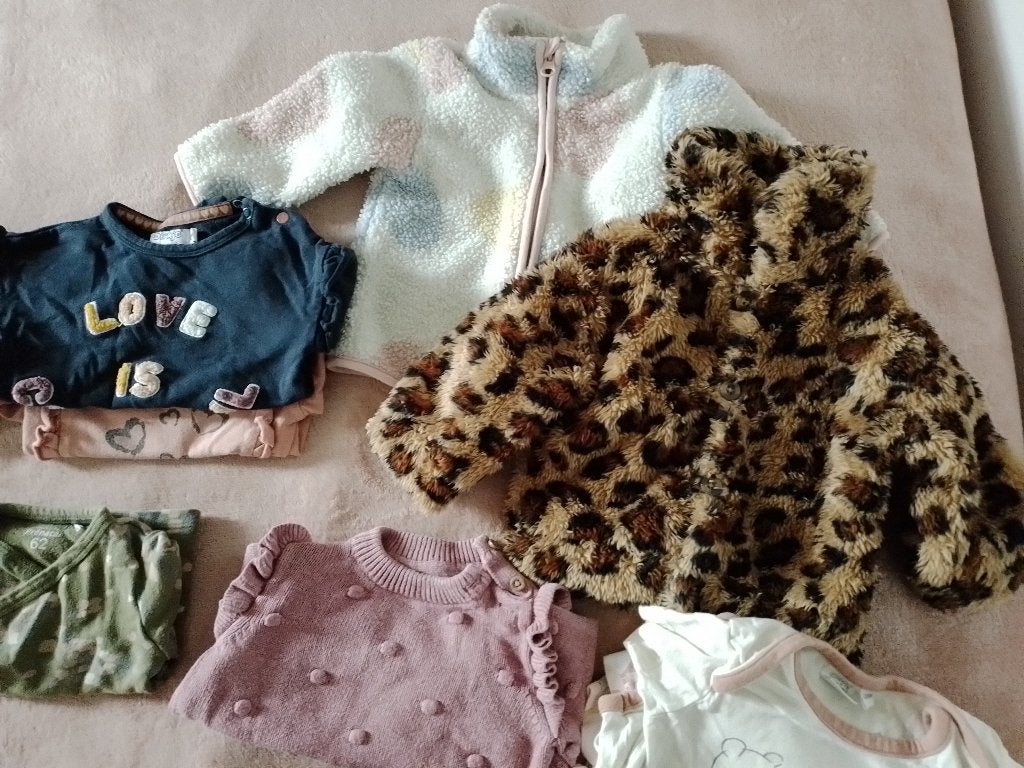baby-kledingpakket 62/74 meisje, Kinderen en Baby's, Ophalen, Gebruikt, Meisje