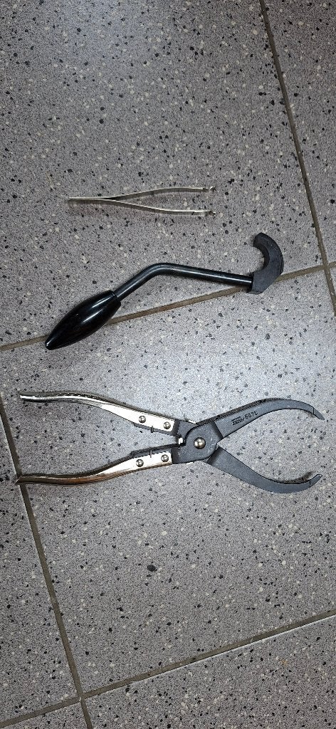 Klepstel plaatje en special gereedschap, Ophalen of Verzenden, Zo goed als nieuw