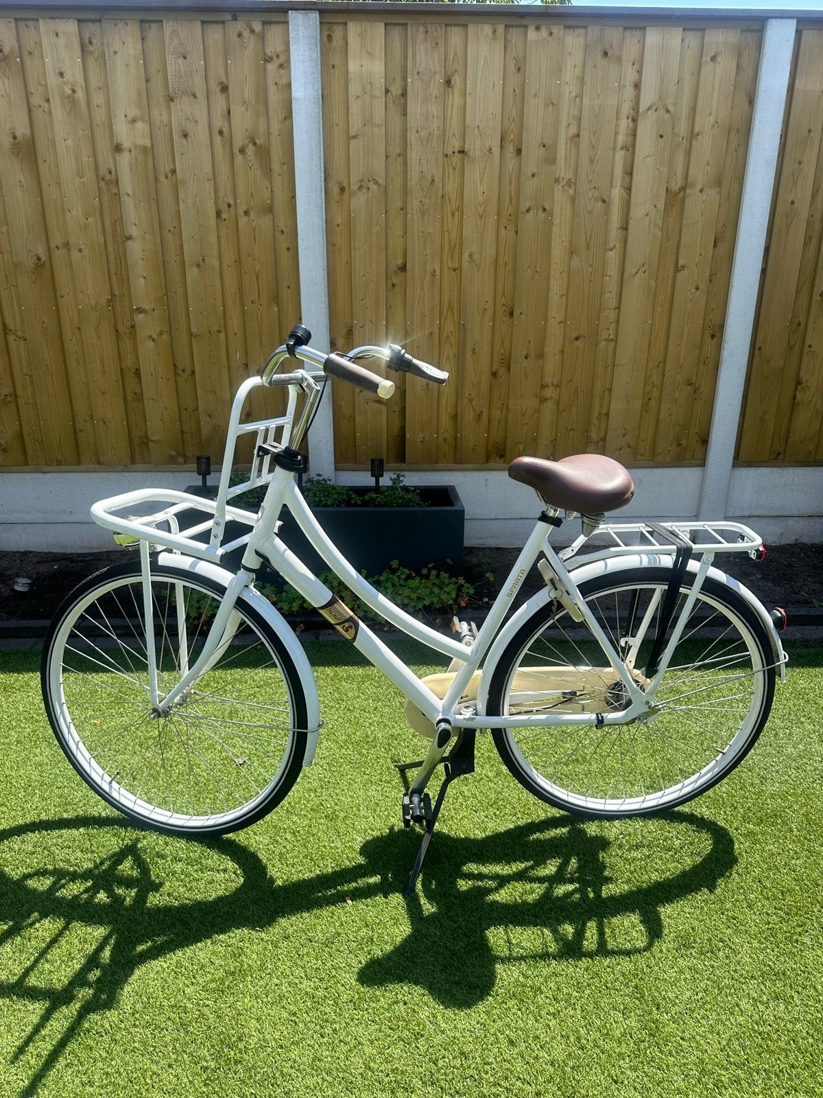 Sparta Pickup Transportfiets Dames Wit, Ophalen, Terugtraprem, Sparta, Versnellingen
