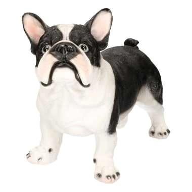 Zwart wit Franse & Engelse bulldog beelden uniek, Dieren en Toebehoren, Honden-accessoires, Nieuw, Ophalen of Verzenden