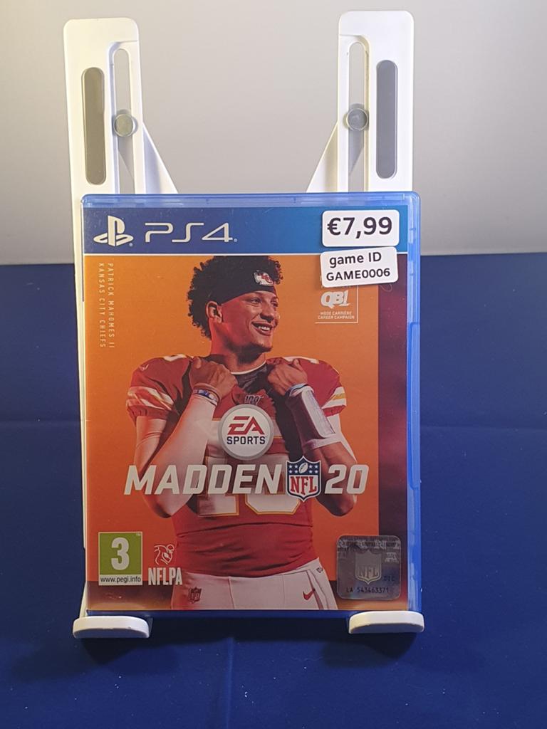 Madden NFL 20 PS4, Spelcomputers en Games, Games | Sony PlayStation 4, Ophalen of Verzenden, Zo goed als nieuw, Sport, 3 spelers of meer