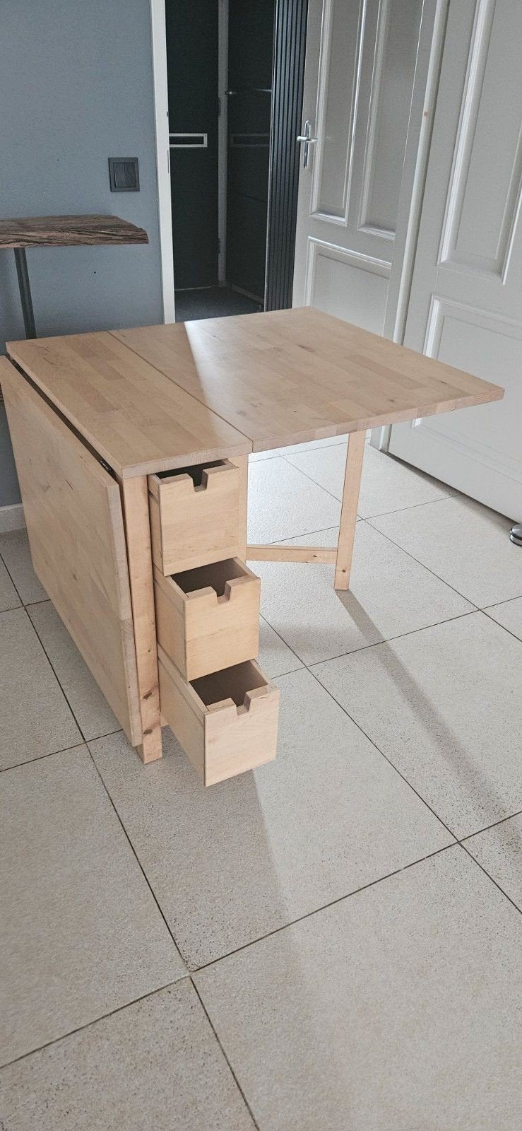 ikea norden klaptafel eettafel, Ophalen, Zo goed als nieuw