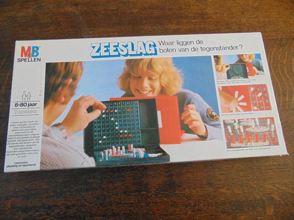 Zeeslag spel van MB, Een of twee spelers, Ophalen of Verzenden, Gebruikt, MB Spellen