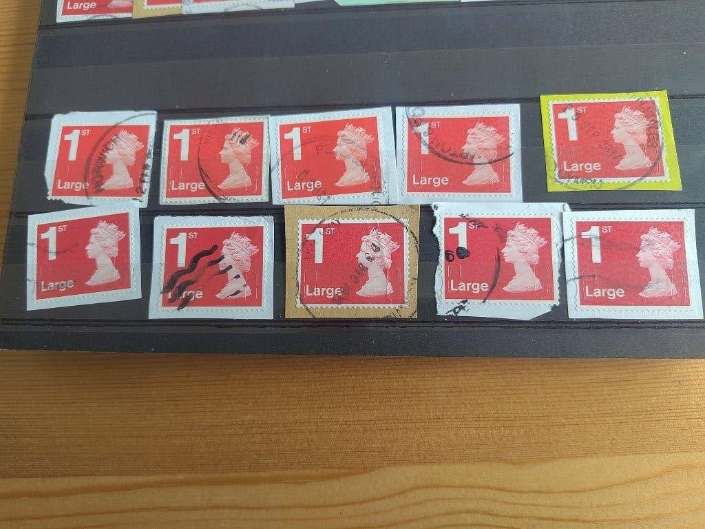 Engeland security machin 1st large broncode MBIL, Ophalen of Verzenden, Gestempeld