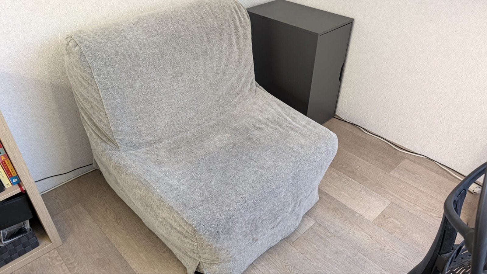 IKEA Slaapfauteuil - Zo goed als nieuw, Ophalen, Zo goed als nieuw, Eenpersoons, Grijs
