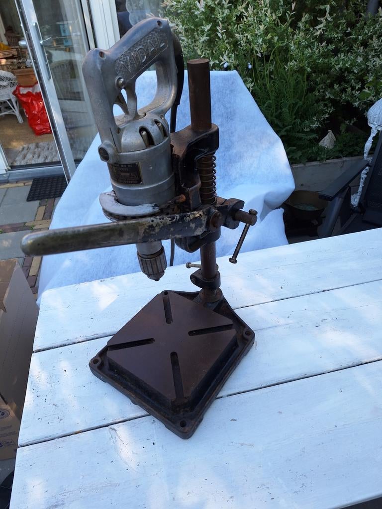 Antieke Heavy Duty Kolomboor - Zeer Zwaar Uitgevoerd, Antiek en Kunst, Ophalen