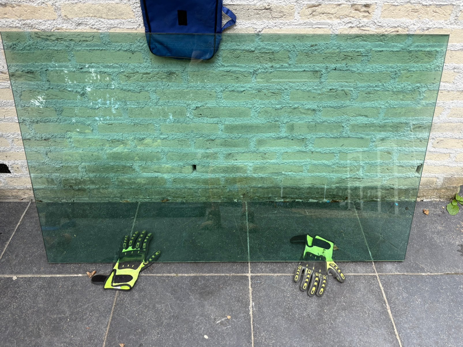 3 glasplaten, Doe-het-zelf en Verbouw, Glas en Ramen, Ophalen, Minder dan 80 cm, 120 tot 160 cm, Zo goed als nieuw
