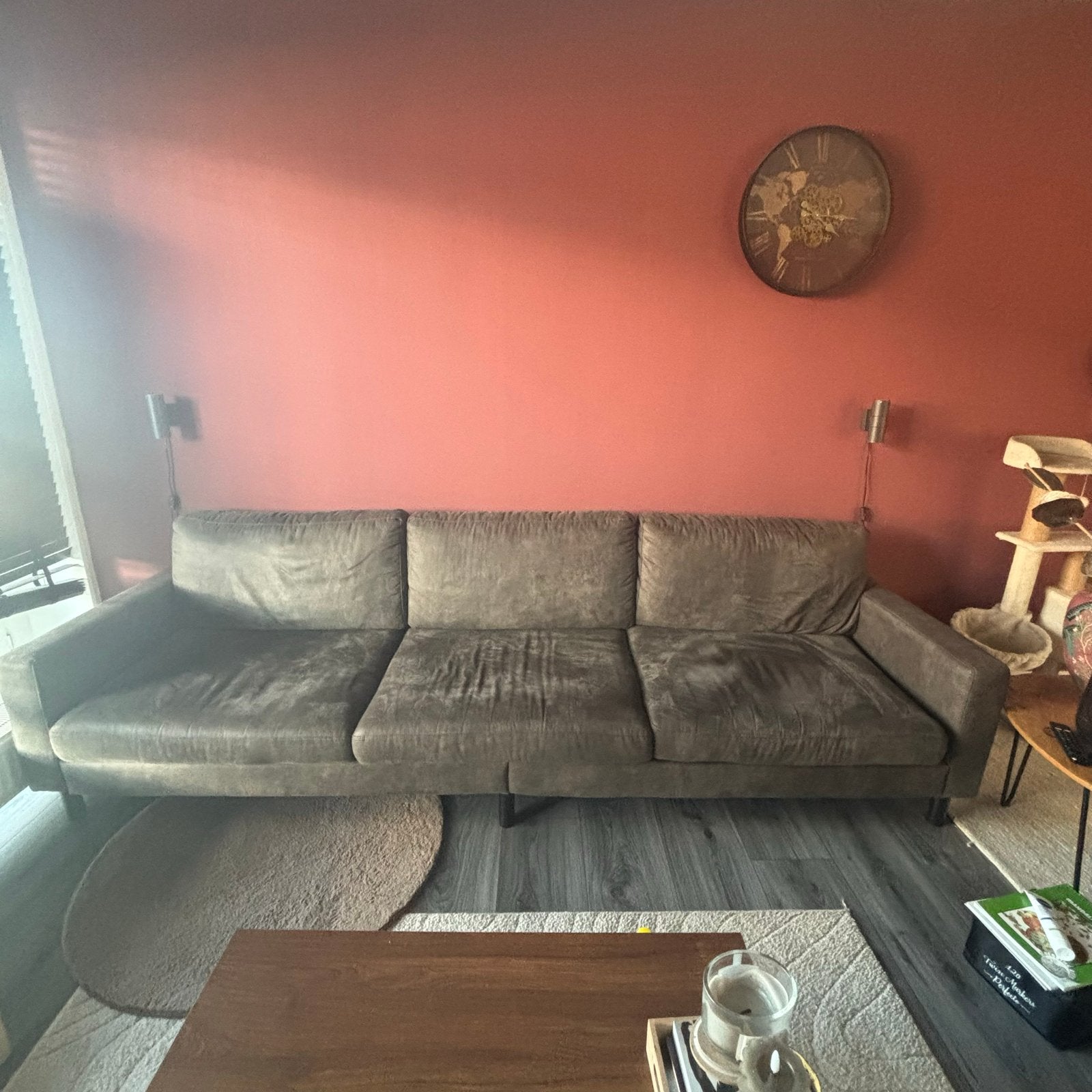 Nette Comfortabele 3-zitsbank - Gratis op te halen, Huis en Inrichting, Ophalen, Gebruikt, Driepersoons, 75 tot 100 cm