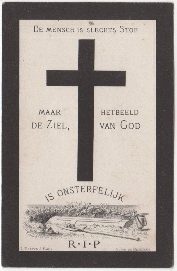 Joanna Maria Lamoen 1821 - 1882 Dordrecht, 61 jaar oud, Verzenden