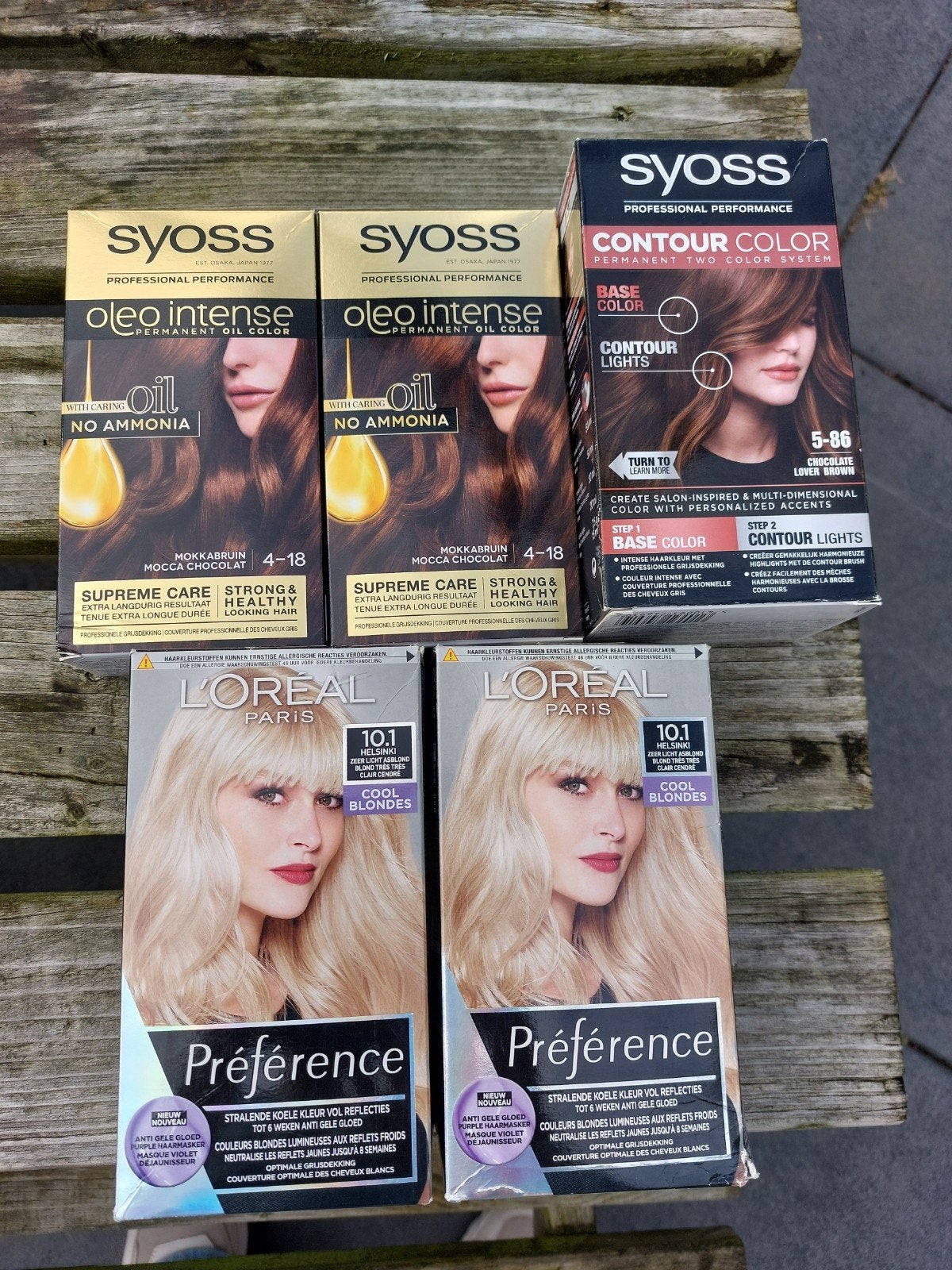 Haarverf L'Oréal Préféren, Syoss Oleo Intense & Contour Col, Ophalen, Nieuw, Overige typen