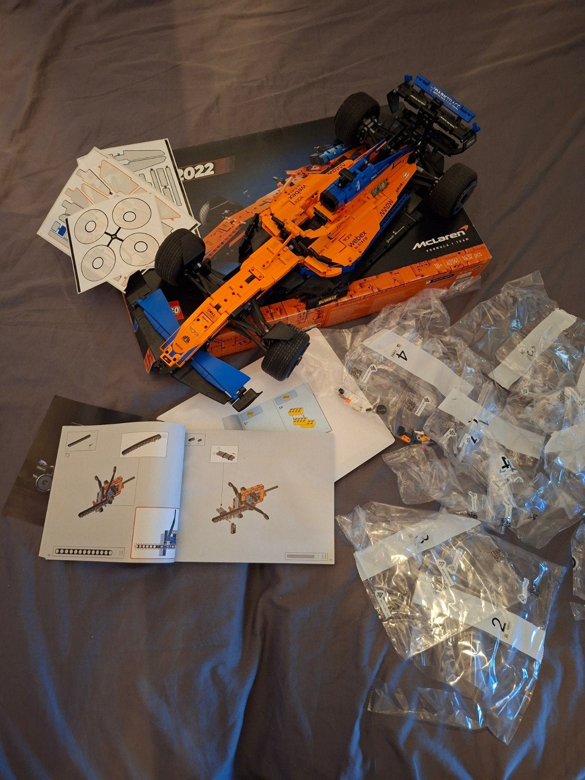 LEGO Technic McLaren Formule 1 Racewagen 42141, Ophalen of Verzenden, Zo goed als nieuw