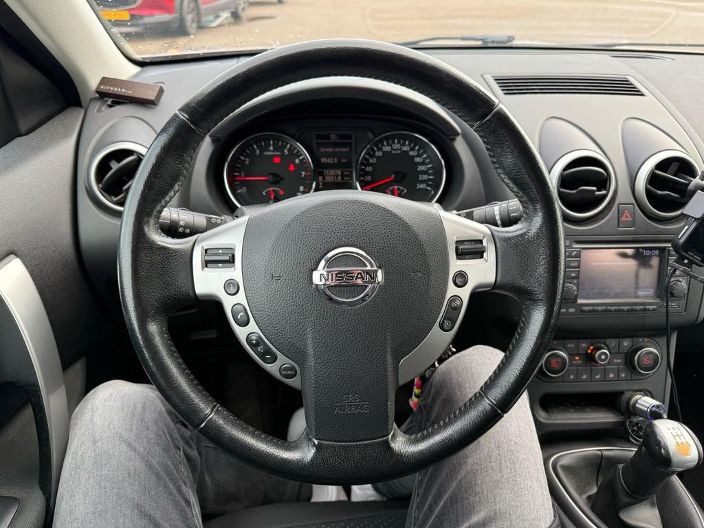 Nissan Qashqai 1.6i 154.000km. Clima Cruise Trekhaak 1200kg., Voorwielaandrijving, Euro 5, Stof, Gebruikt