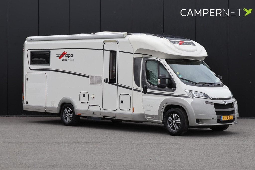 Carthago CHIC C-LINE T 4.9 150pk Multijet | Lengtebedden | O, Caravans en Kamperen, Campers, Achteruitrijcamera, Tot en met 2