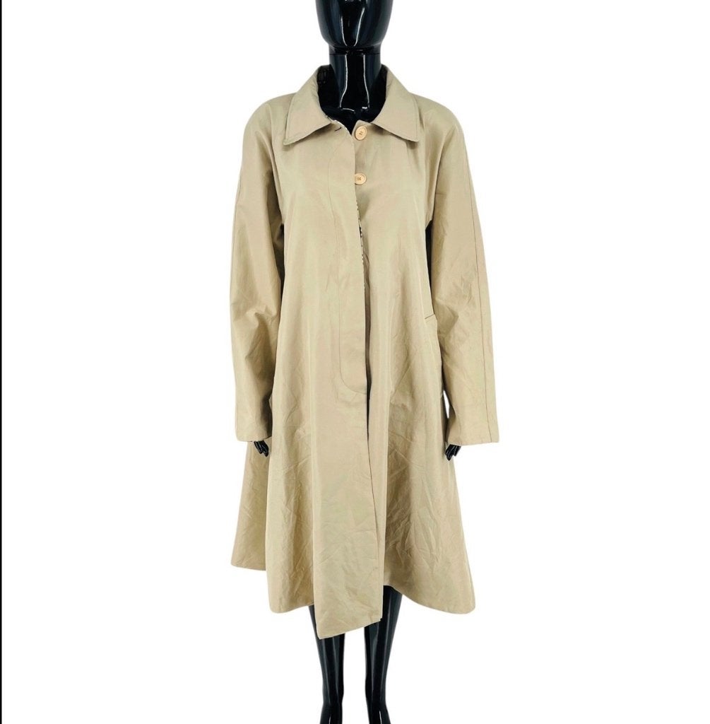 Klassieke Burberrys Dames Trenchcoat - Beige - Maat 38 (M), Maat 38/40 (M), Verzenden, Beige, Zo goed als nieuw