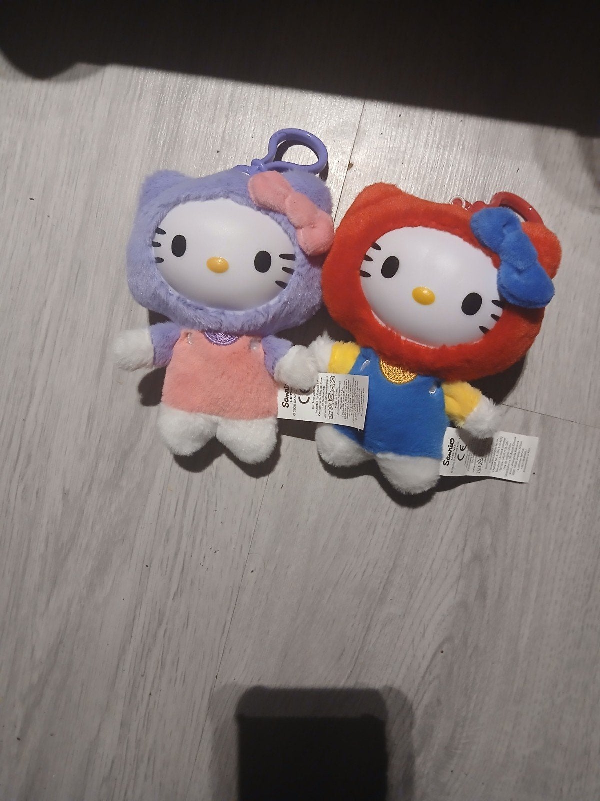 Hello Kitty knuffels - set van 2, Overige merken, Overige typen, Ophalen, Paars