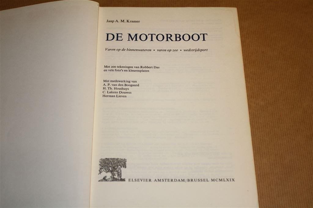 Boek. De motorboot. Varen op de binnenwateren., Verzamelen, Gebruikt, N.v.t., N.v.t., Ophalen of Verzenden