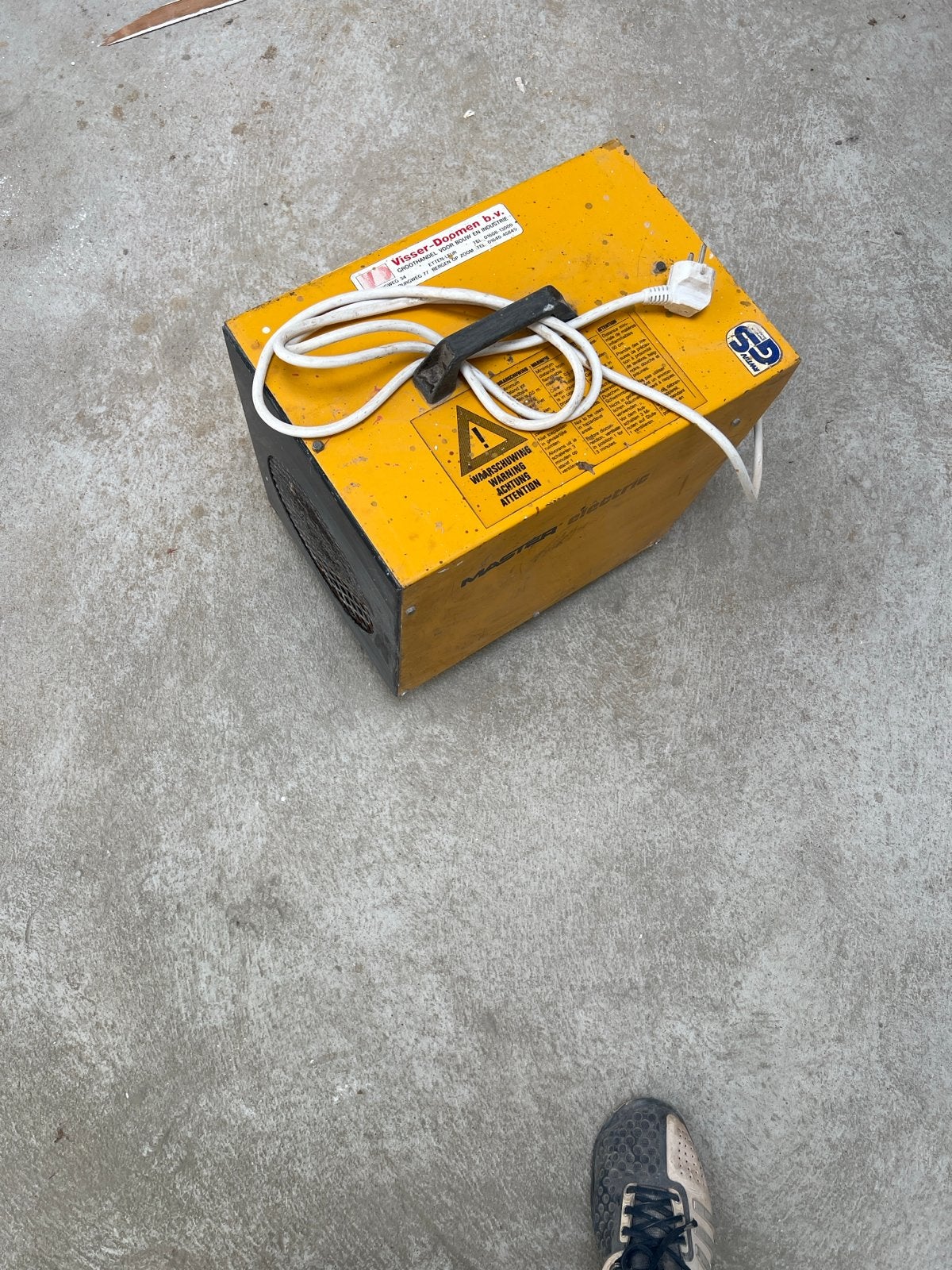 Master Electric Bouwverwarming / Werkplaatskachel, Ophalen, 30 tot 80 cm, Gebruikt, Kachel