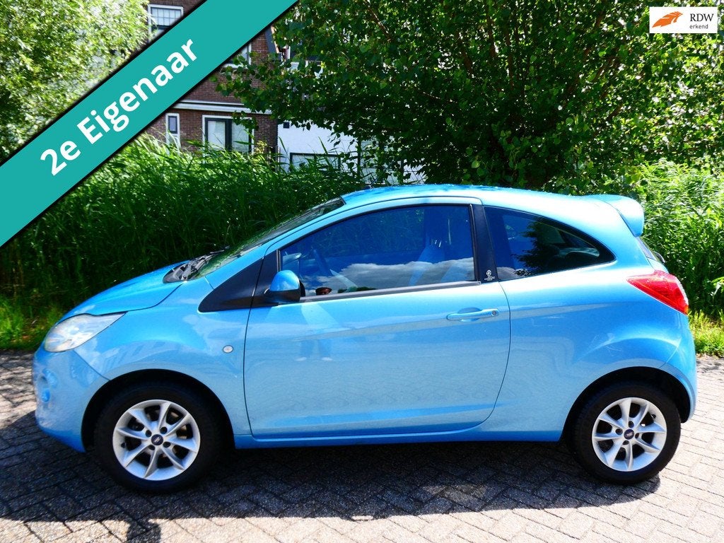 Ford Ka 1.2 Titanium Airco 135.000km. 2e eigenaar Zuinig His, Auto's, Ford, Bedrijf, Te koop, Ka, ABS, Airbags, Airconditioning