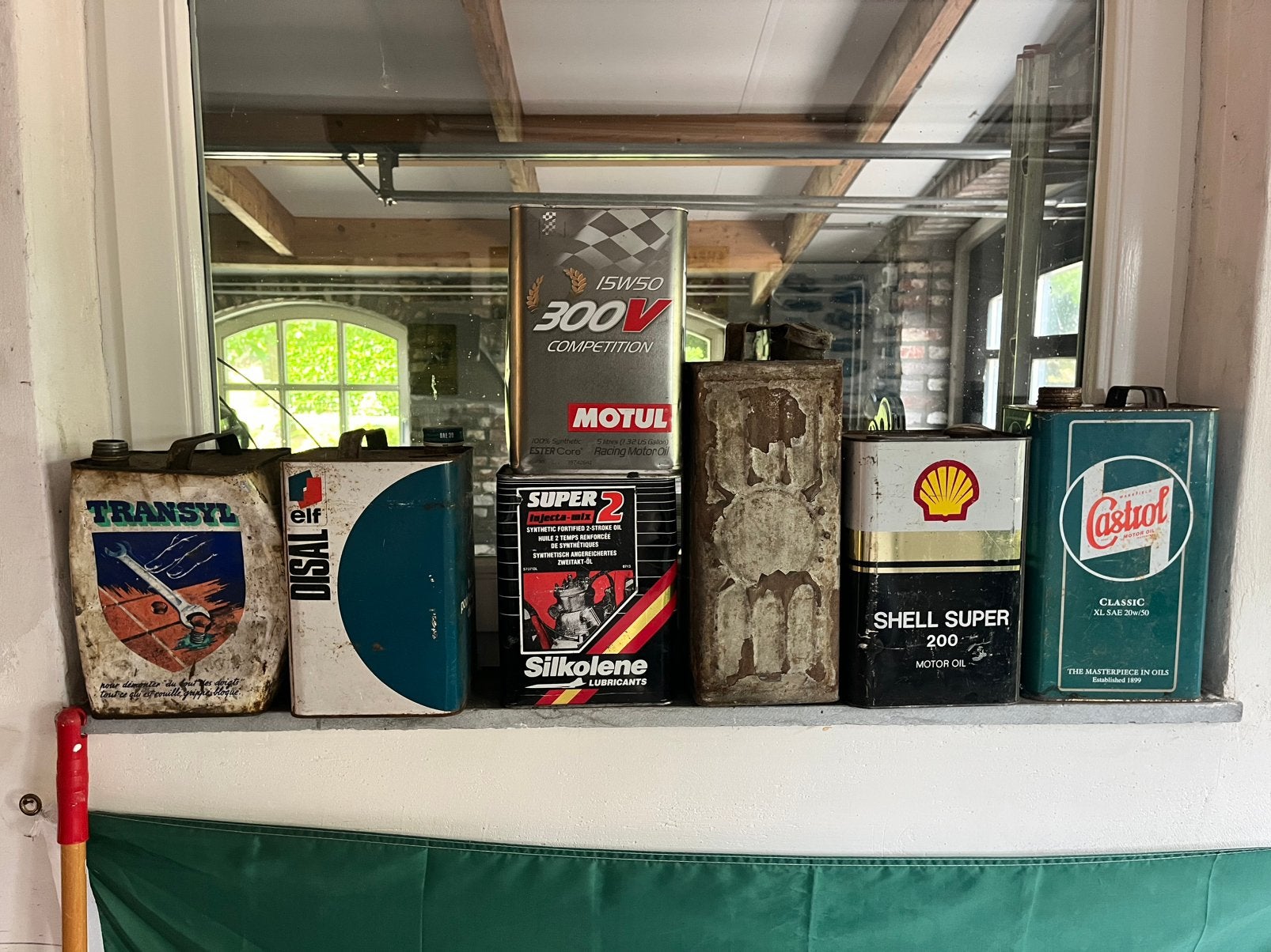 Diverse vintage olie blikken, oa Castrol en Shell, Ophalen of Verzenden