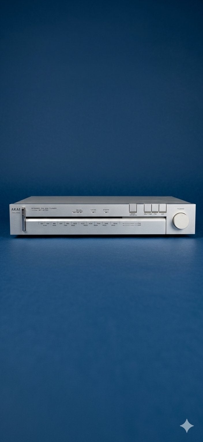 Akai AT-K110 Stereo FM AM Tuner - Vintage Audio, Ophalen of Verzenden, Gebruikt, Analoog