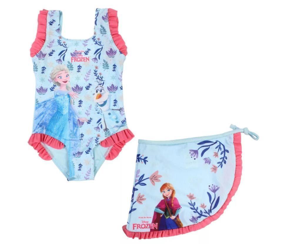 Disney Frozen Badpak met Sarong - Mt 98/104-110/116-122/128, Kinderen en Baby's, Disney Frozen, Meisje, Badpak, Nieuw