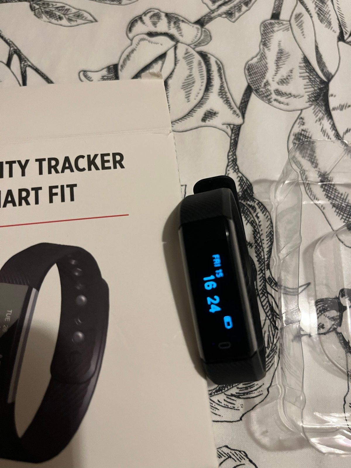 Activity Tracker Smart Fit - Nieuw in doos, Ophalen, Waterdicht, Nieuw, Zwart