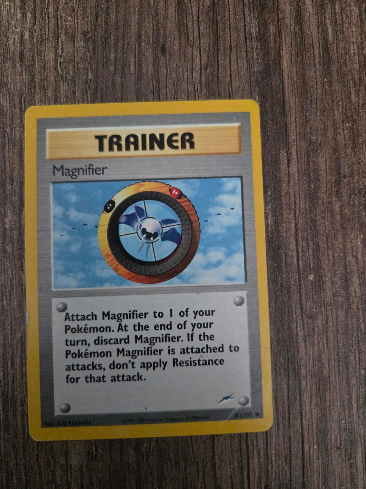 Pokémon Kaart: Magnifier Trainer (101/105) Neo Destiny, Ophalen of Verzenden, Gebruikt, Losse kaart