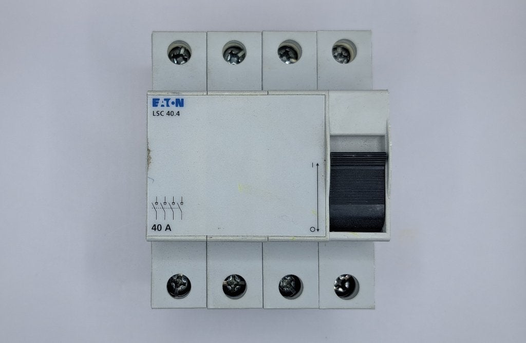 Eaton Groepenkast Hoofdschakelaar LSC40.4 40A (1x), Gebruikt, Onbekend, Ophalen of Verzenden, Eaton