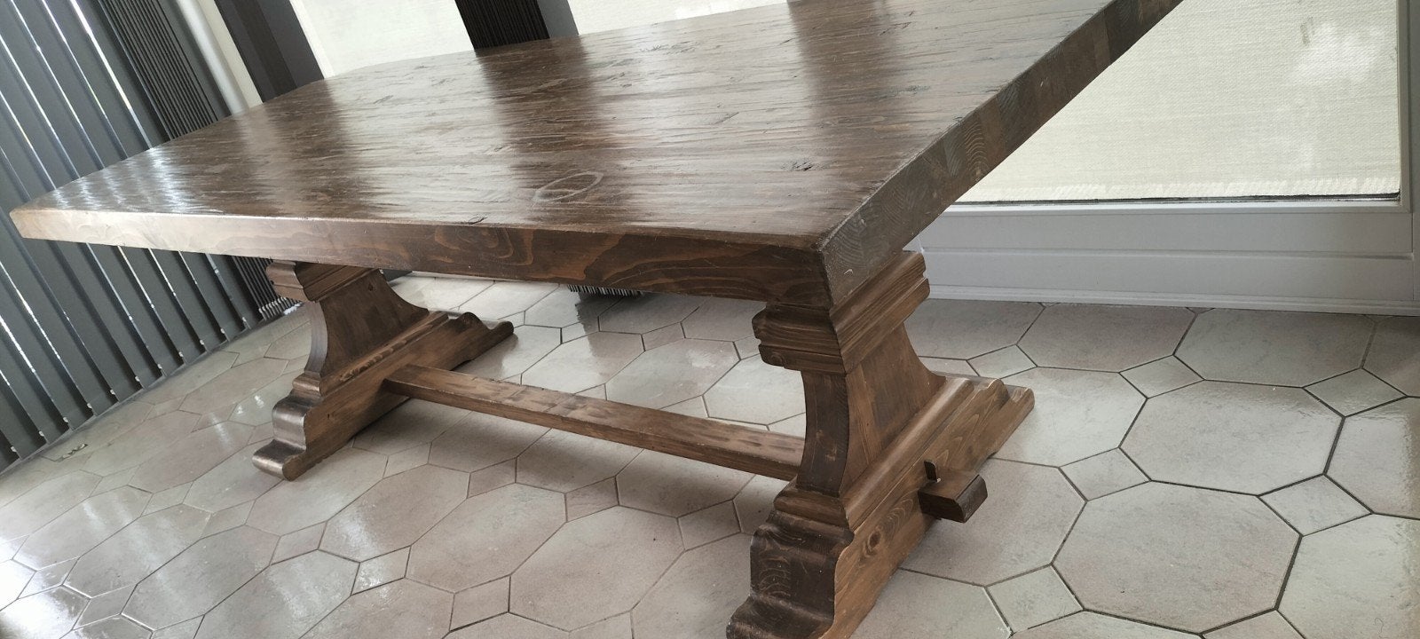 kloostertafel, Ophalen, Gebruikt, 100 tot 150 cm, 200 cm of meer