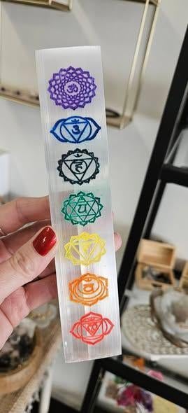 Seleniet Chakra staven, Verzamelen, Mineralen en Fossielen, Ophalen of Verzenden