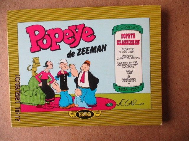 adv0370 popeye 2, Eén stripboek, Ophalen, Gelezen
