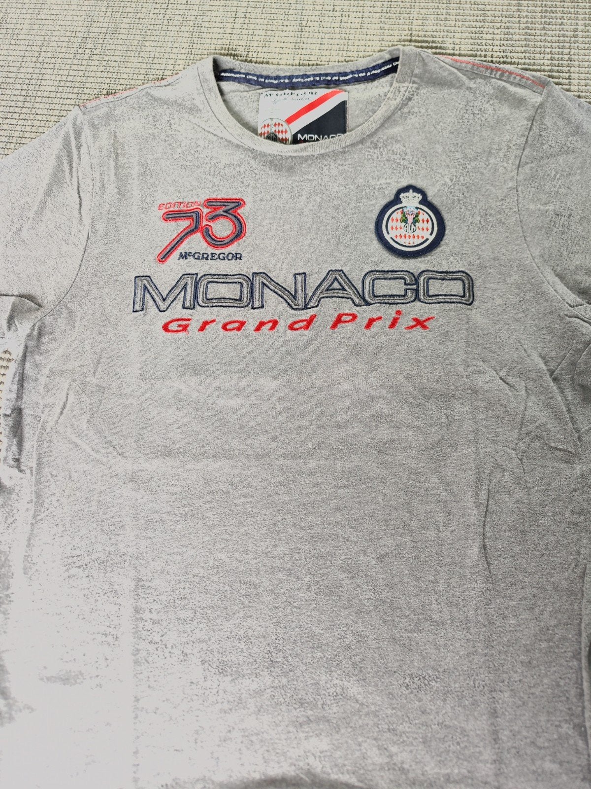 McGregor Monaco Grand Prix T-shirt - Maat S, Ophalen, McGregor, Zo goed als nieuw, Grijs