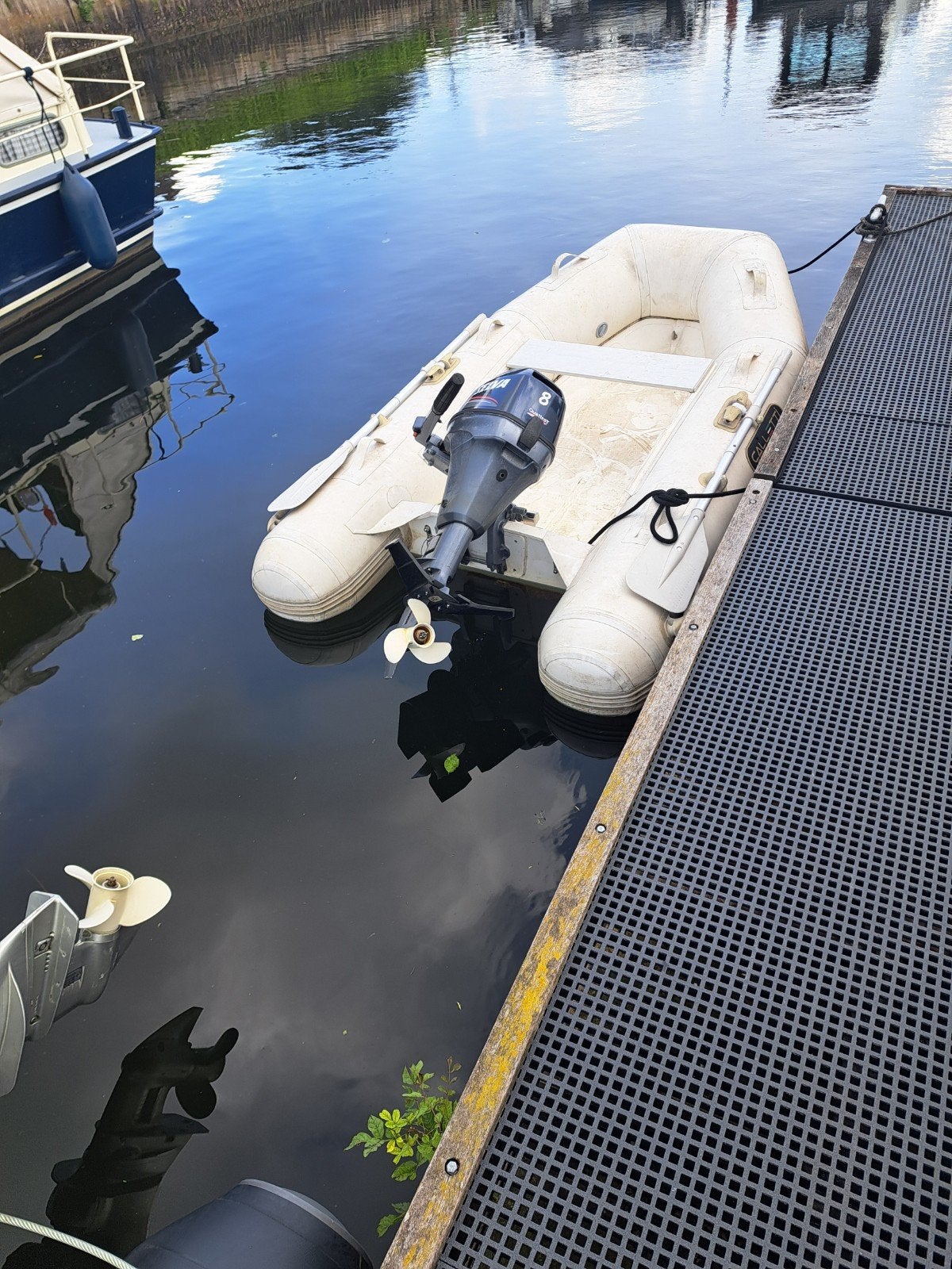 Mooie CALLETTI RIB, Watersport en Boten, Rubberboten, Gebruikt, Overige merken, Polyester/glasvezel, Brandstoftank, Inclusief motor